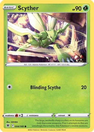 Scyther (004/189) [Épée et bouclier : Radiance astrale] 