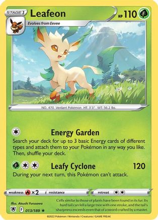 Leafeon (013/189) [Épée et bouclier : Radiance astrale] 