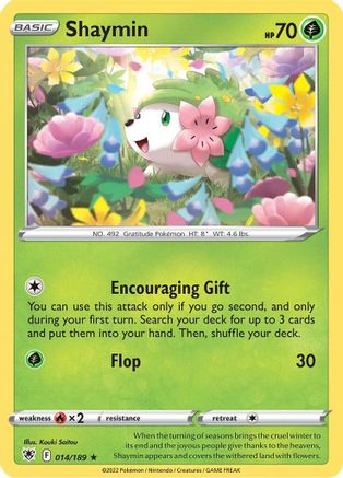 Shaymin (014/189) [Épée et bouclier : Radiance astrale] 