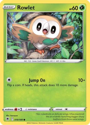 Rowlet (019/189) [Épée et bouclier : Radiance astrale] 