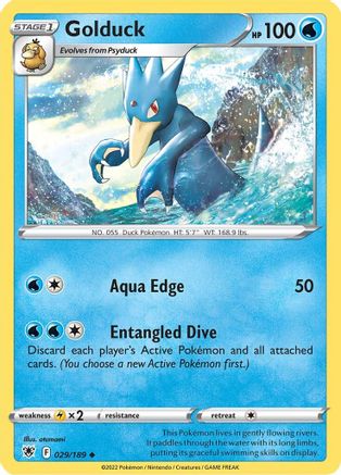 Golduck (029/189) [Épée et bouclier : Radiance astrale] 