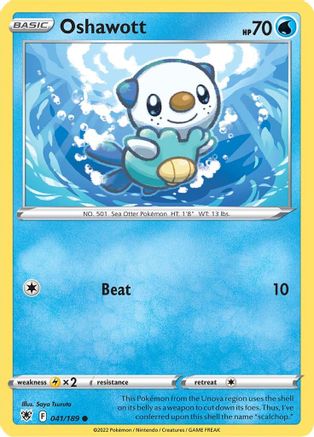 Oshawott (041/189) [Épée et bouclier : Radiance astrale] 