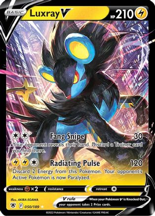 Luxray V (050/189) [Épée et bouclier : Radiance astrale] 