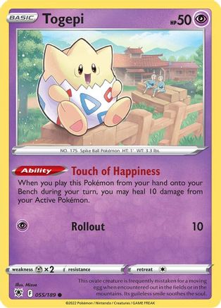 Togepi (055/189) [Épée et bouclier : Radiance astrale] 