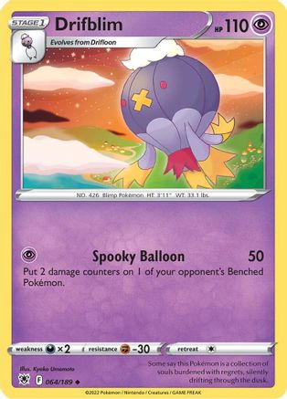 Drifblim (064/189) [Épée et bouclier : Radiance astrale] 