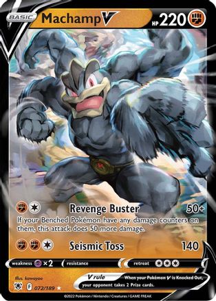 Machamp V (072/189) [Épée et bouclier : Radiance astrale] 