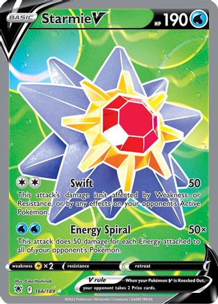 Starmie V (166/189) [Épée et bouclier : Radiance astrale] 
