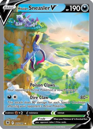 Hisuian Sneasler V (Alternate Full Art) 175/189 - [SWSH10 Astral Radiance] Holofoil
