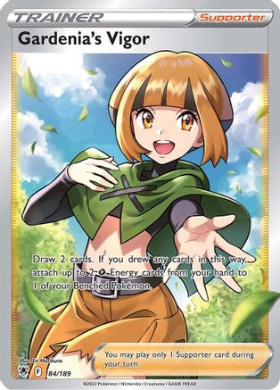 Gardenia's Vigor (Full Art) 184/189 - [SWSH10 Astral Radiance] Holofoil