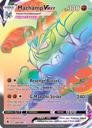 Machamp VMAX (Secret) 194/189 - [SWSH10 Astral Radiance] Holofoil
