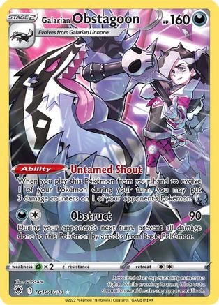 Obstagoon galarien (TG10/TG30) [Épée et bouclier : Radiance astrale] 