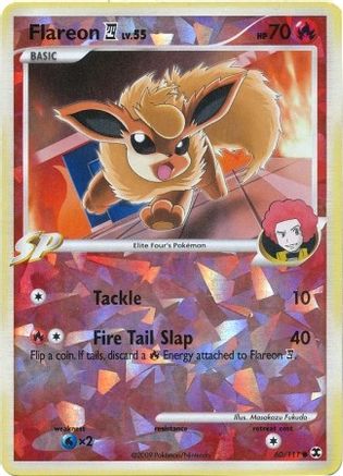 Flareon (60/111) (Glace craquelée) [Platine : Rising Rivals] 
