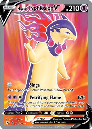 Hisuian Typhlosion V (169/189) [Épée et bouclier : Radiance astrale] 