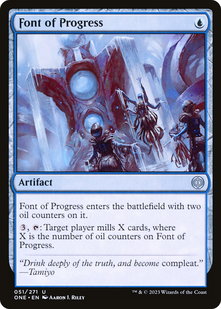 Font of Progress (ONE-051) - [Phyrexia: All Will Be One]