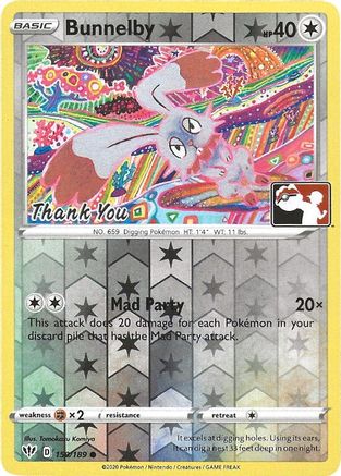 Bunnelby - 150/189 (Thank You Promo) 150 - [Miscellaneous Cards & Products] Reverse Holofoil