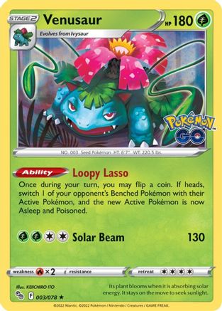 Florizarre (003/078) [Pokémon GO] 