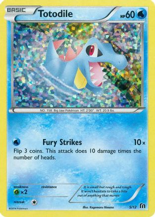 Totodile - 5/12/12 - [McDonalds Promos 2016] Holofoil