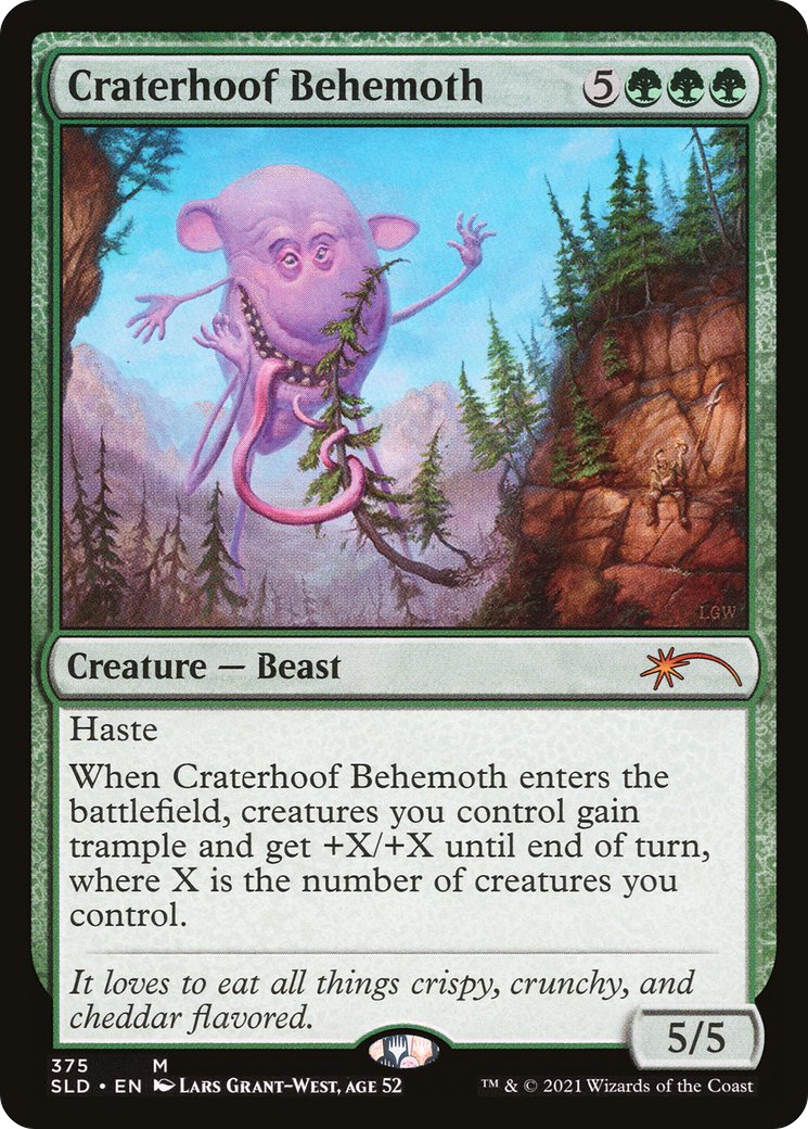 Craterhoof Behemoth (SLD-375) - [Secret Lair Drop]