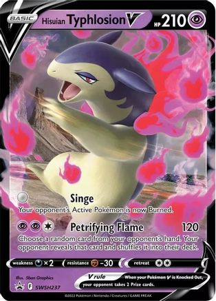 Hisuian Typhlosion V - SWSH237 SWSH237/307 - [SWSH Sword & Shield Promo Cards] Holofoil