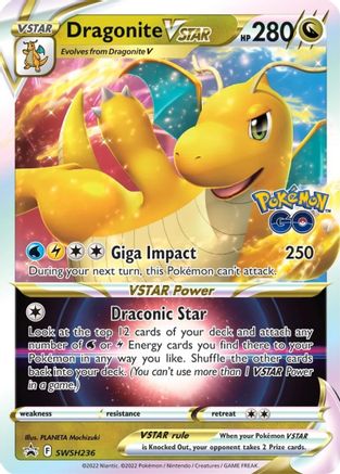Dragonite VSTAR (SWSH236) [Épée et Bouclier : Promos Black Star] 