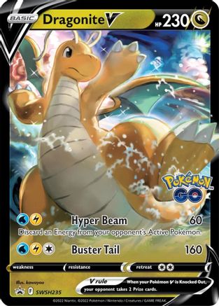 Dragonite V - SWSH235 SWSH235/307 - [SWSH Sword & Shield Promo Cards] Holofoil