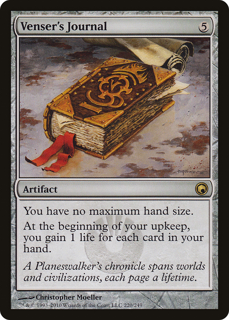 Venser's Journal (SOM-220) - [Scars of Mirrodin]