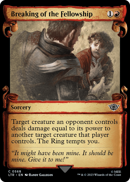 Breaking of the Fellowship (LTR-568) - [The Lord of the Rings: Tales of Middle-earth]: (Showcase) Foil