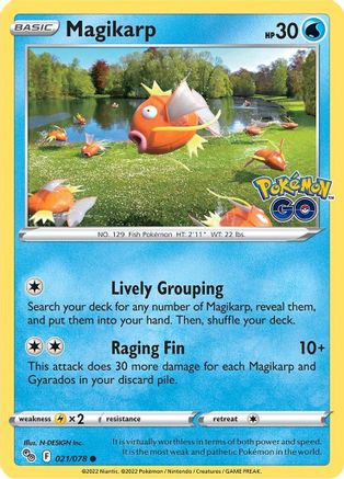 Magikarpe (021/078) [Pokémon GO] 