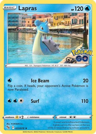 Lapras (023/078) [Pokémon GO] 