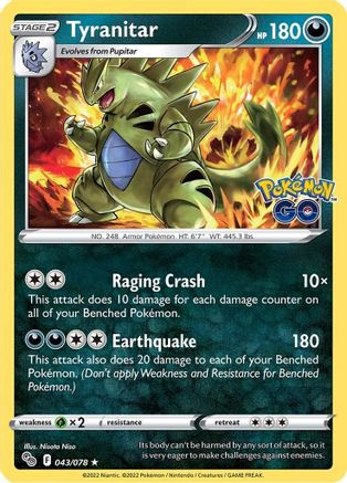 Tyranitar (043/078) [Pokémon GO] 