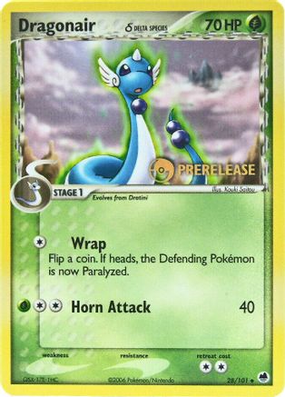 Dragonair (28/101) (Avant-première) [EX : Dragon Frontiers] 