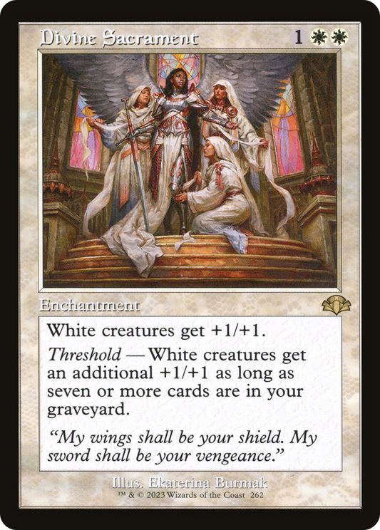 Divine Sacrament (DMR-262) - [Dominaria Remastered]