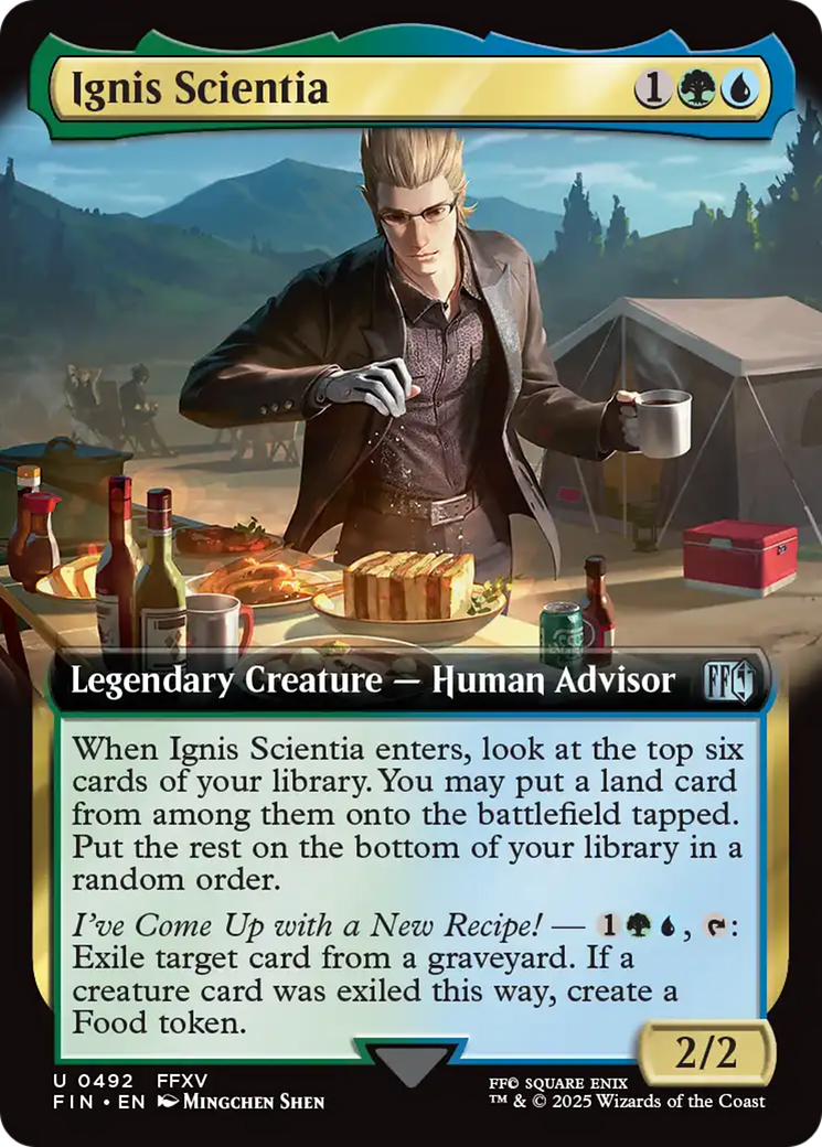 Ignis Scientia (FIN-492) - [FINAL FANTASY]: (Extended Art) Foil