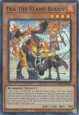 Eka the Flame Buddy (POTE-EN034) - Power of the Elements Unlimited