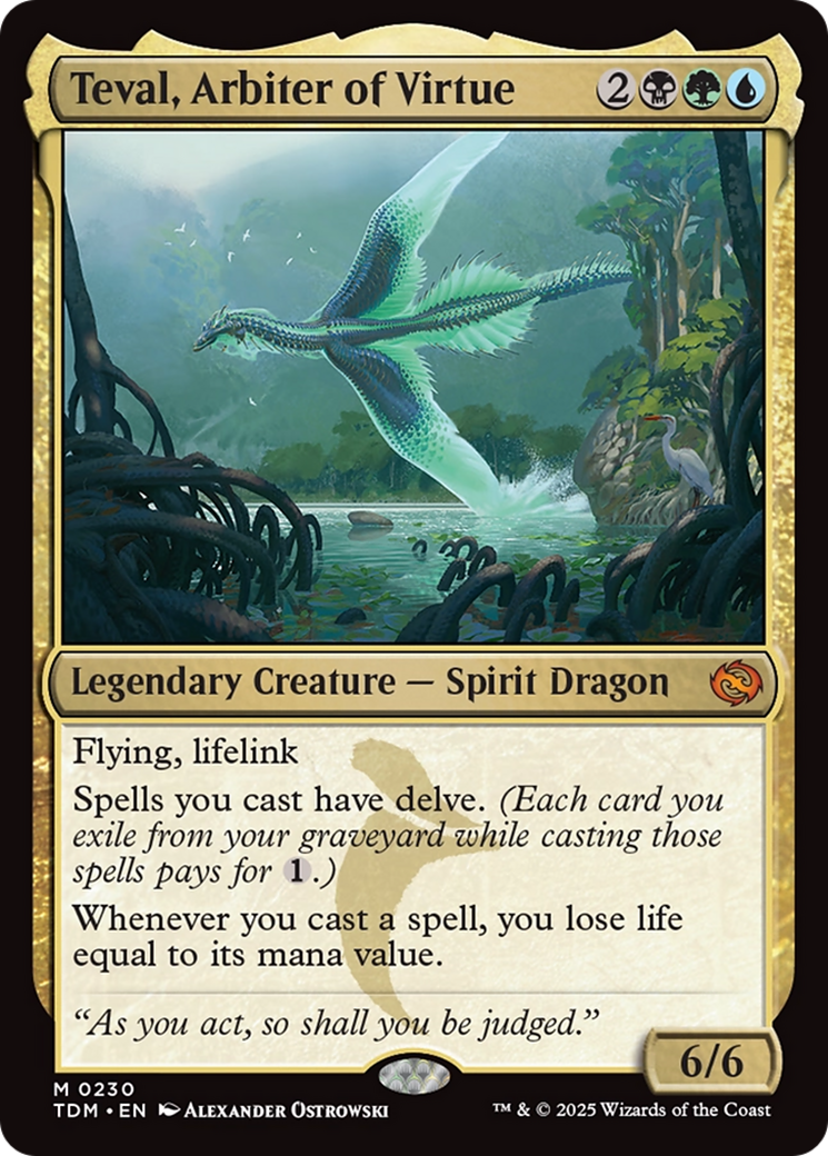 Teval, Arbiter of Virtue (TDM-230) - [Tarkir: Dragonstorm]