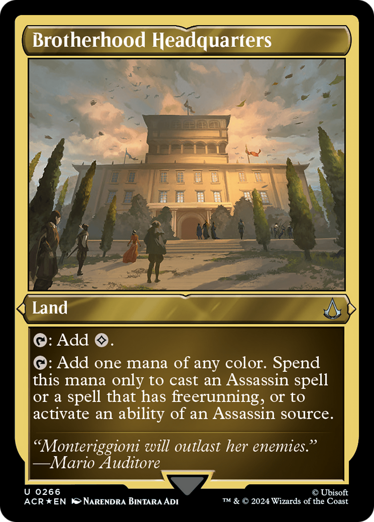 Brotherhood Headquarters (ACR-266) - [Assassin's Creed] Etched Foil