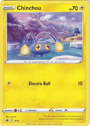 Chinchou - 8/15 8 - [McDonalds Promos 2022]