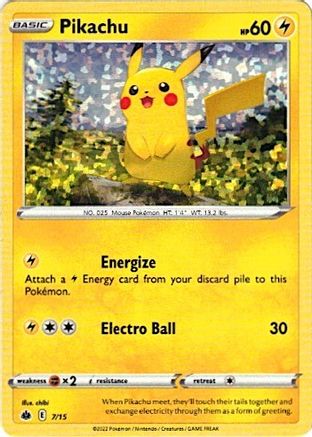 Pikachu (7/15) [Promos McDonald's : Match Battle] 