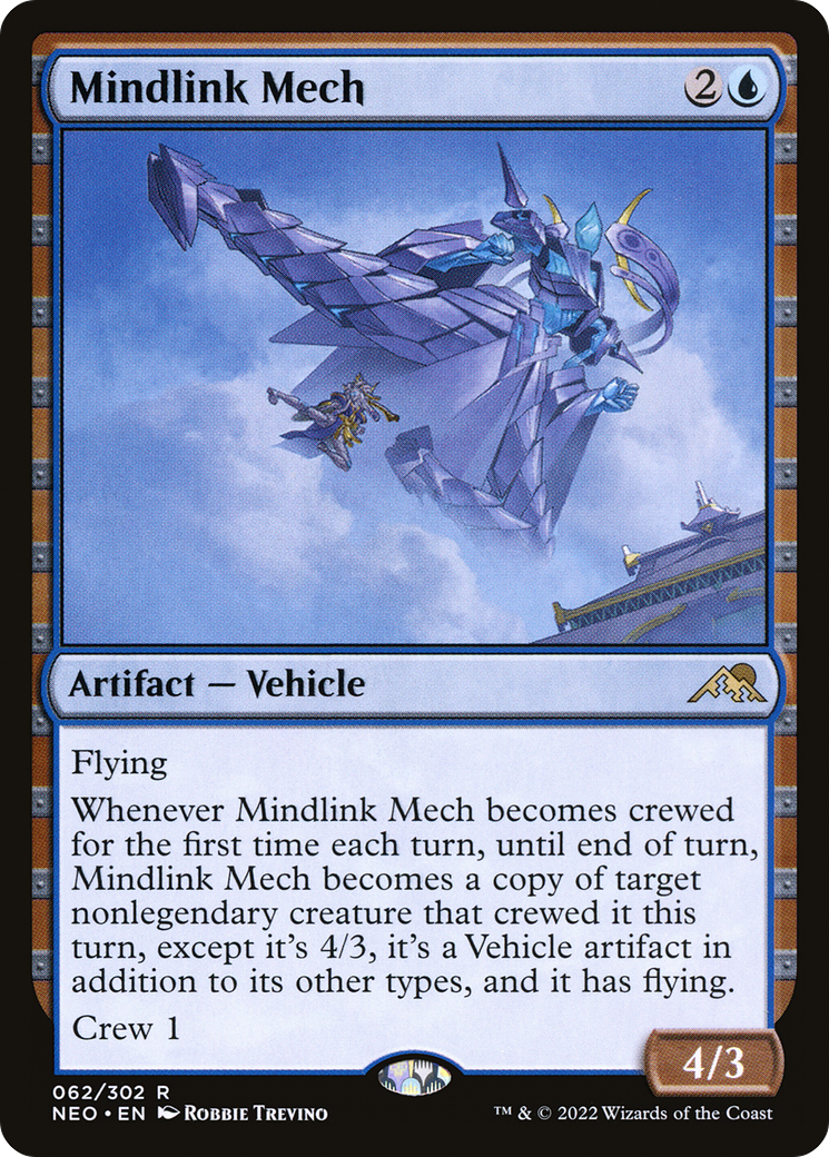 Mindlink Mech (NEO-062) - [Kamigawa: Neon Dynasty]