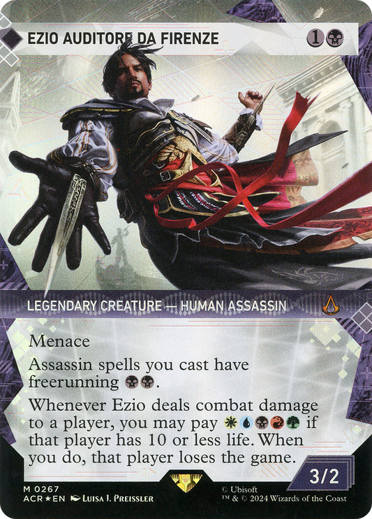 Ezio Auditore da Firenze (ACR-267) - [Assassin's Creed] : (Vitrine) (Sans bordure) Foil 