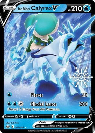 Ice Rider Calyrex V - 045/198 (Holiday Calendar) 45 - [Miscellaneous Cards & Products] Holofoil