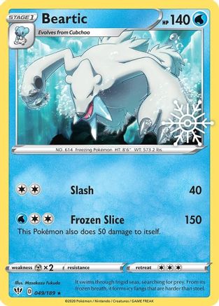 Beartic - 049/189 (Holiday Calendar) 49 - [Miscellaneous Cards & Products] Holofoil