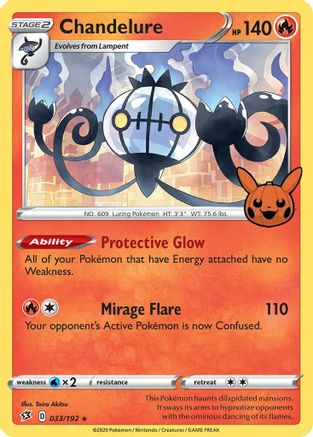 Chandelure 33 - [Trick or Trade BOOster Bundle] Holofoil