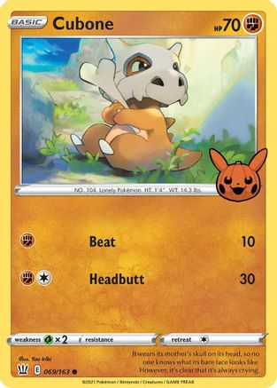 Cubone 69 - [Trick or Trade BOOster Bundle]