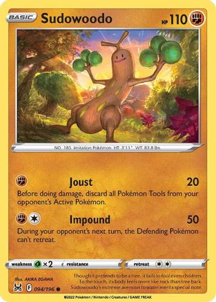 Sudowoodo (094/196) [Épée et bouclier : origine perdue] 