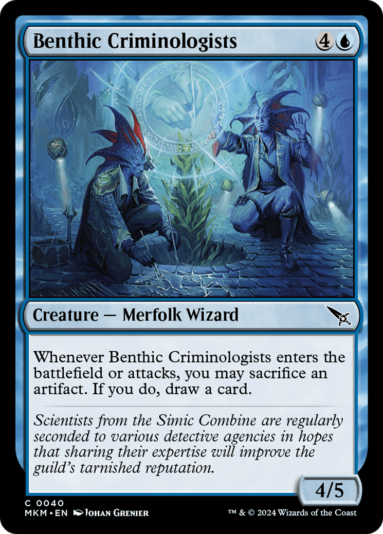 Benthic Criminologists (MKM-040) - [Murders at Karlov Manor] Foil