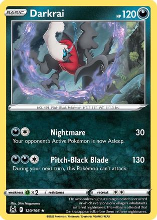 Darkrai (120/196) [Épée et Bouclier : Origine Perdue] 