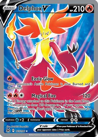 Delphox V (173/196) [Épée et Bouclier : Origine Perdue] 