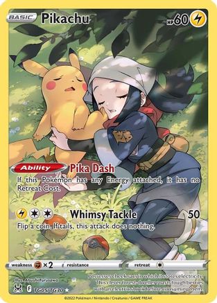 Pikachu (TG05/TG30) [Épée et Bouclier : Origine Perdue] 