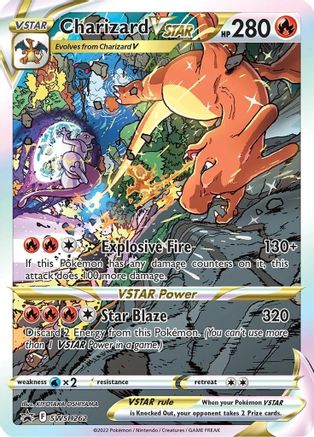 Charizard VSTAR (SWSH262) [Épée et Bouclier : Promos Black Star] 